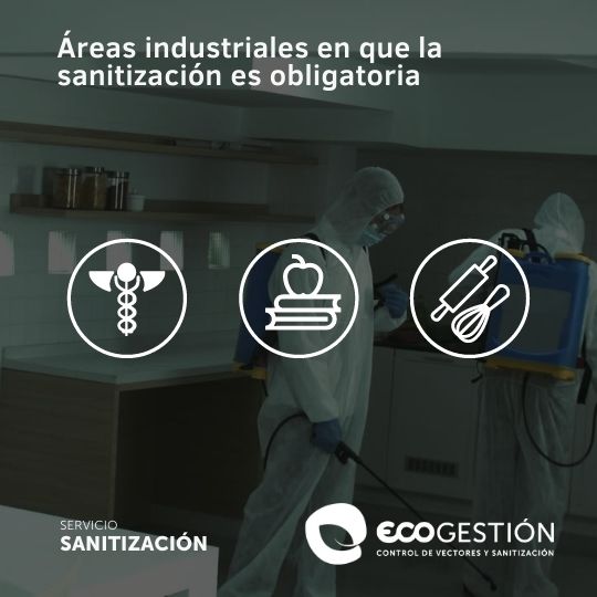 Sanitización en áreas industriales
