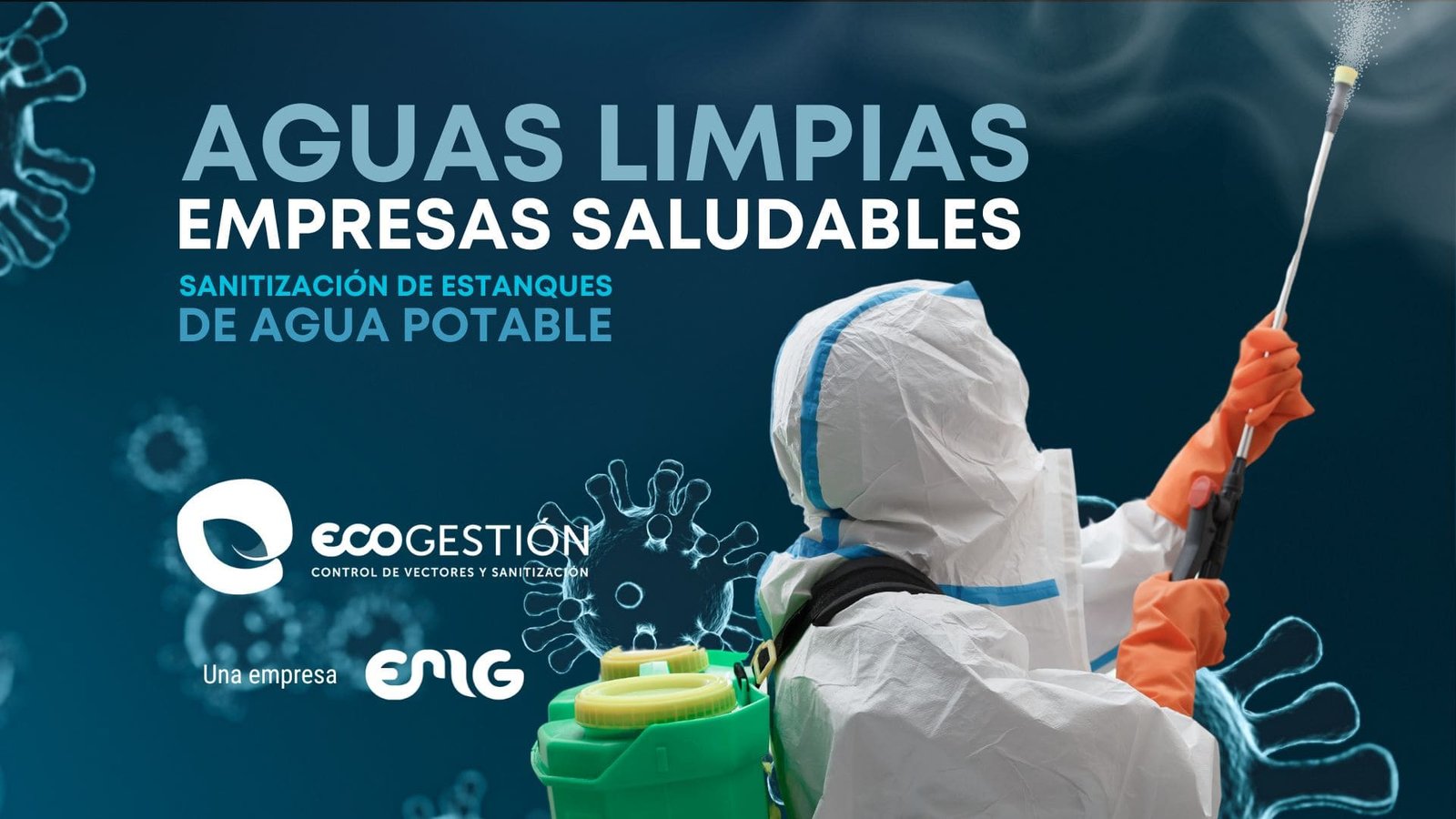 sanitizacion de estanques de agua potable