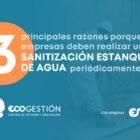 Sanitización estanques de agua