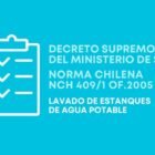 Sanitización de estanques de agua potable normativa