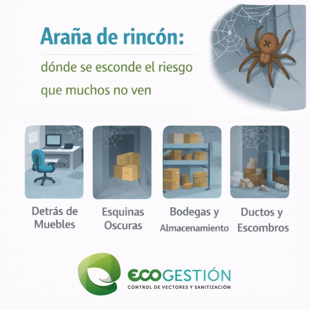 Araña de rincón, Tipos de arañas, Fumigación araña de rincón, Arañas tipos, Plagas arañas